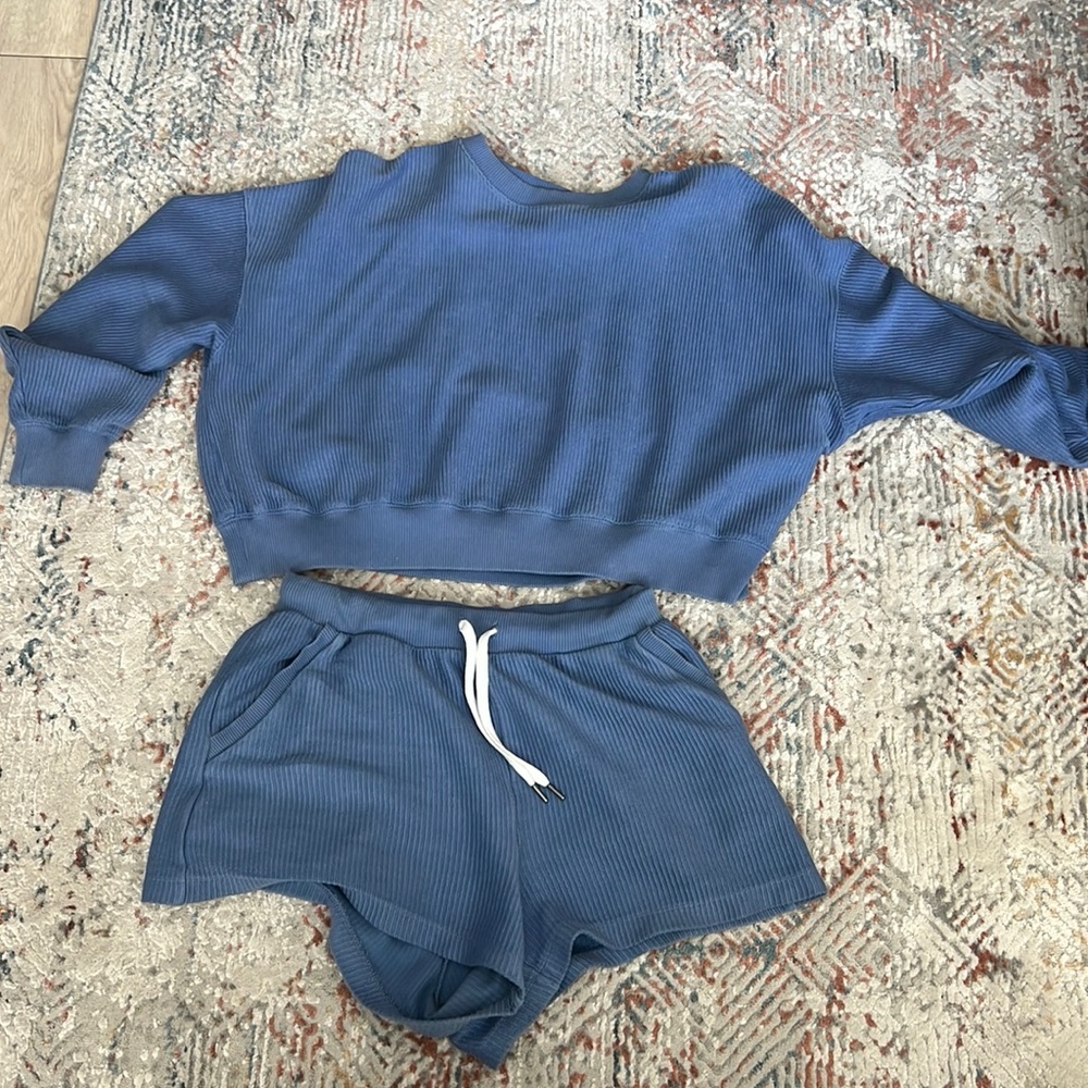 Aerie Blue Lounge Set